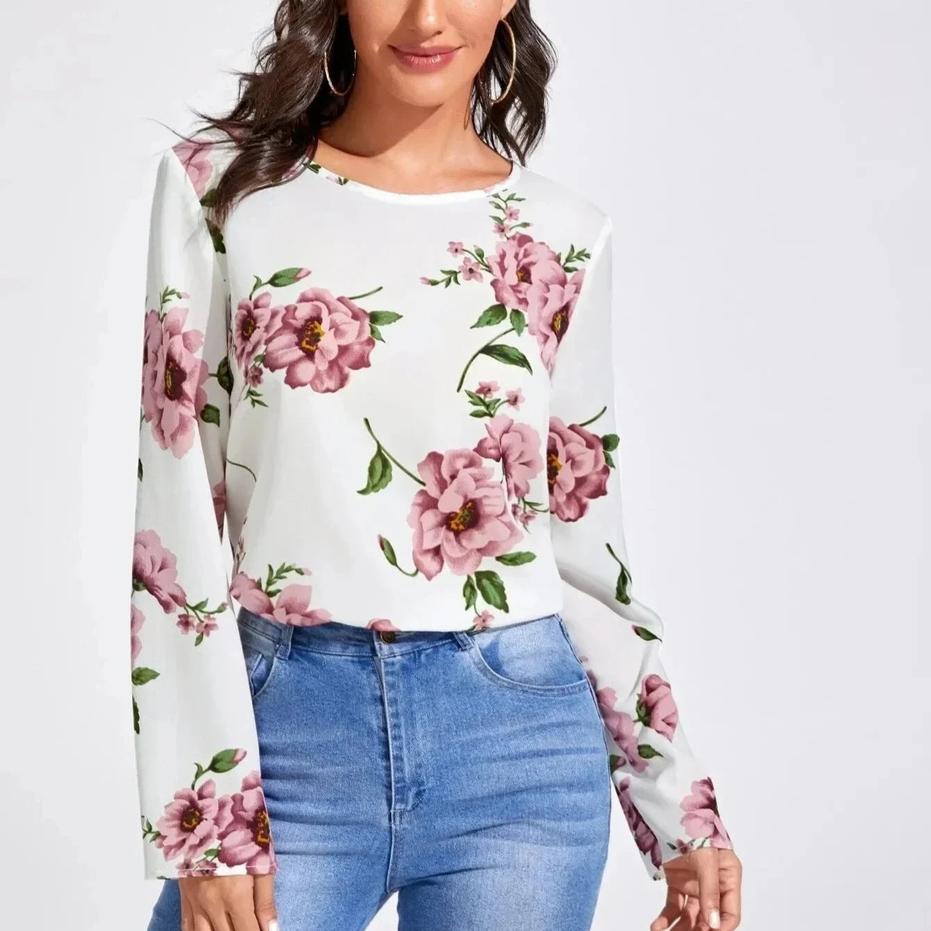 Camisa Floral Print