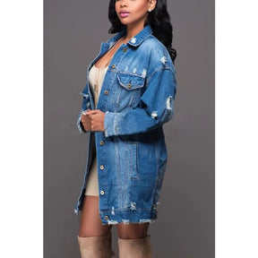 Jaqueta Jeans Blue Horizon Feminina
