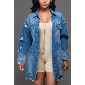 Jaqueta Jeans Blue Horizon Feminina