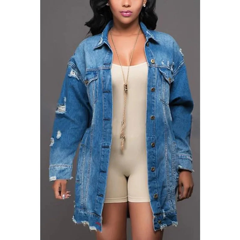 Jaqueta Jeans Blue Horizon Feminina